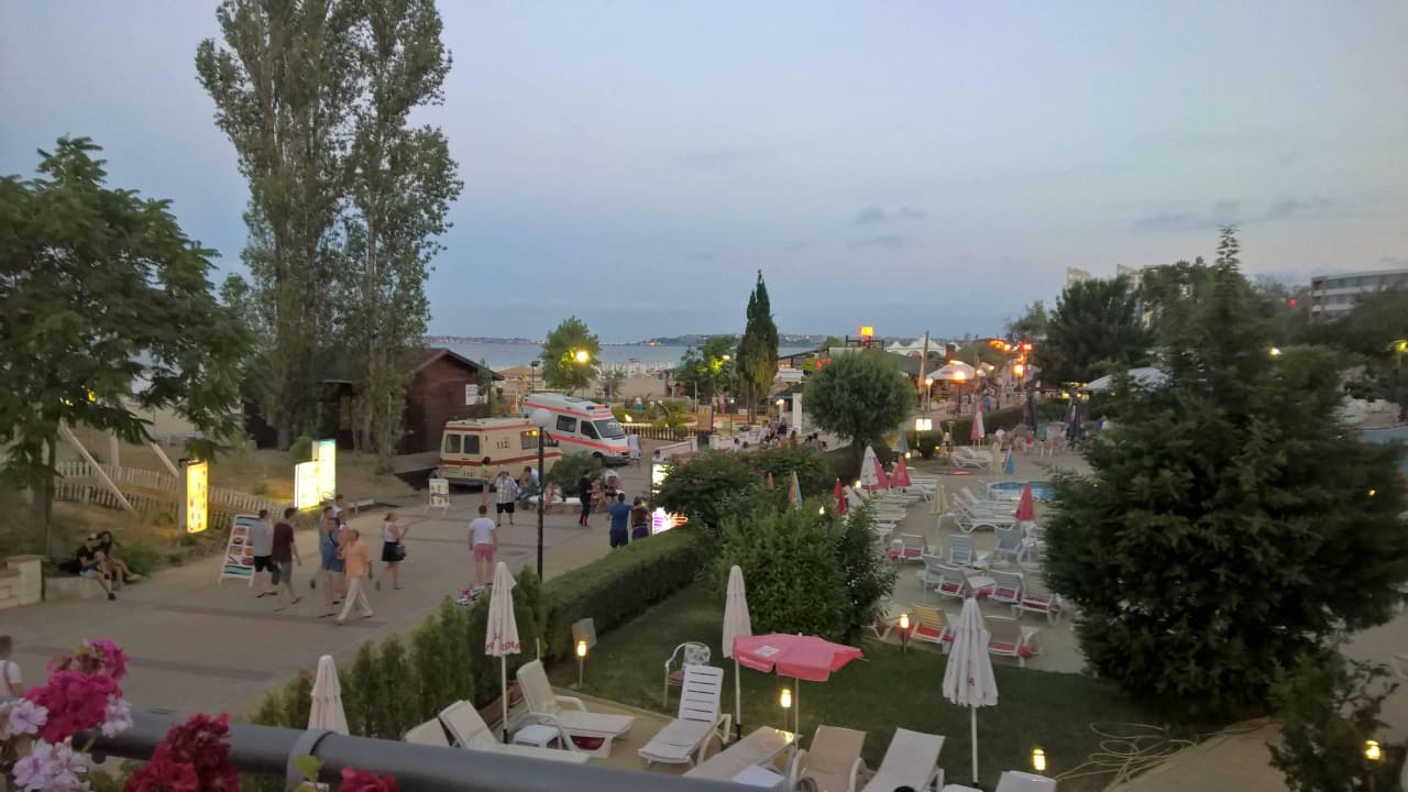 Von der Hotelterrasse Sentido Neptun Beach