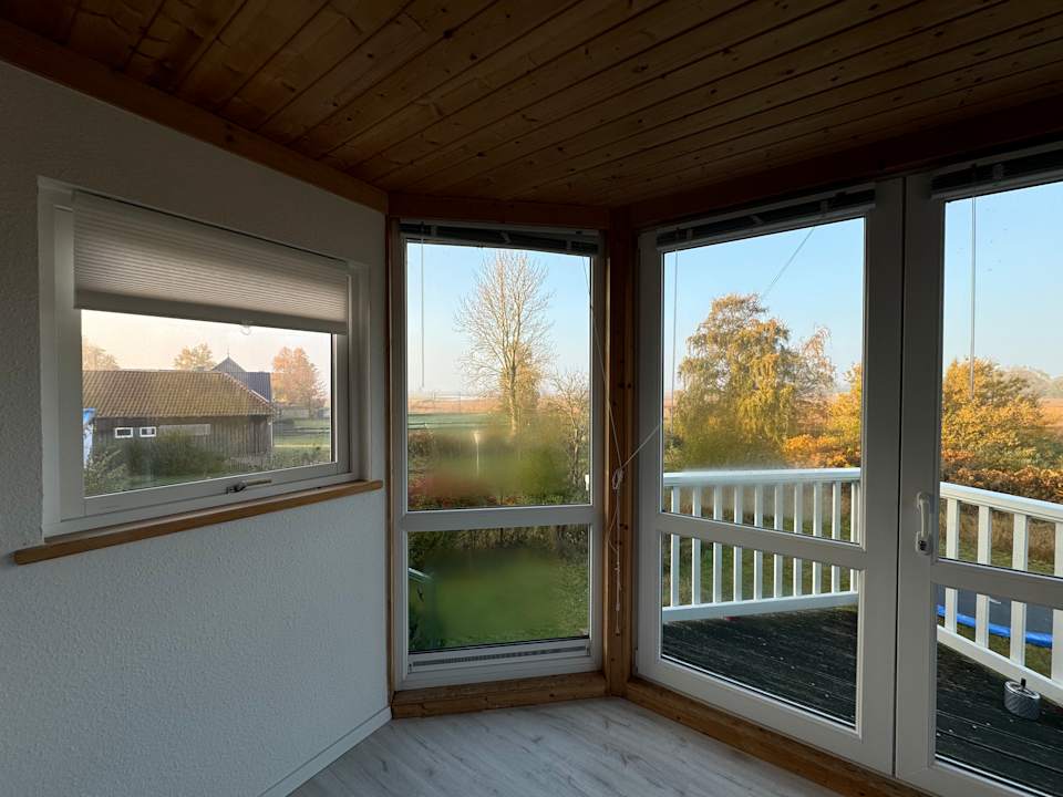 Ausblick Ferienhaus Möwenschiss