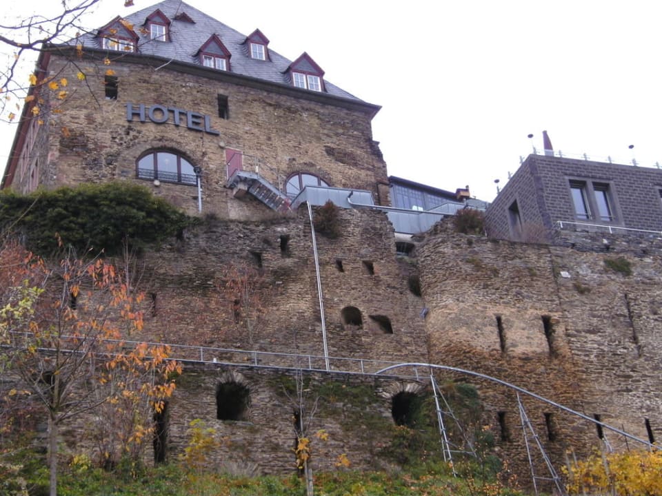 Aussicht vom Hauseigenen Weinberg Hotel Schloss Rheinfels
