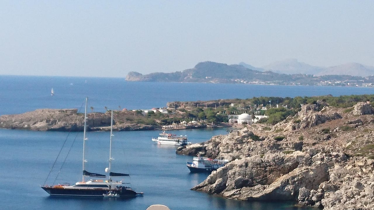 Ausblick aus dem Zimmer Hotel Kalithea Horizon Royal