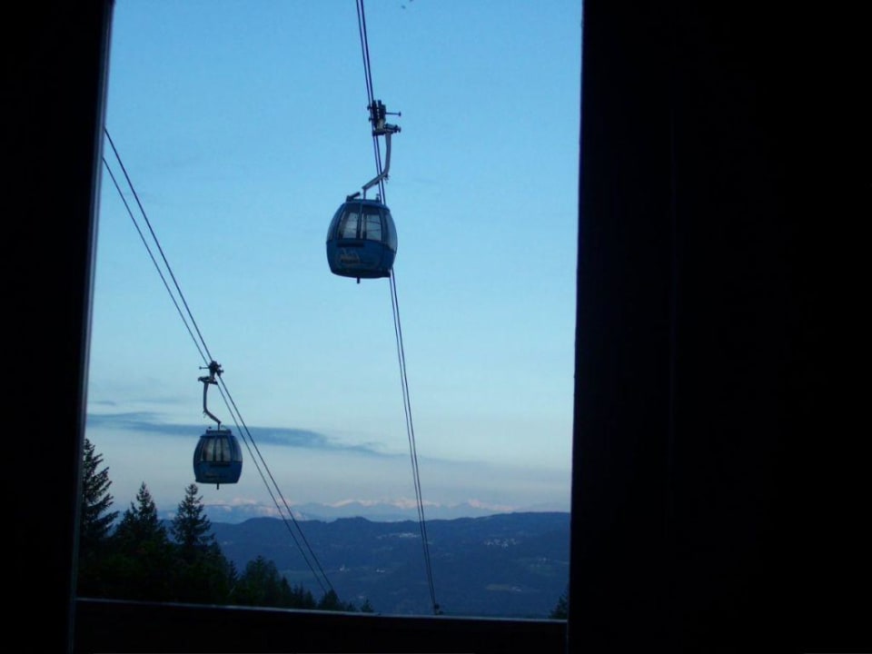 Direkter Blick aus dem Bett Pension Profanter