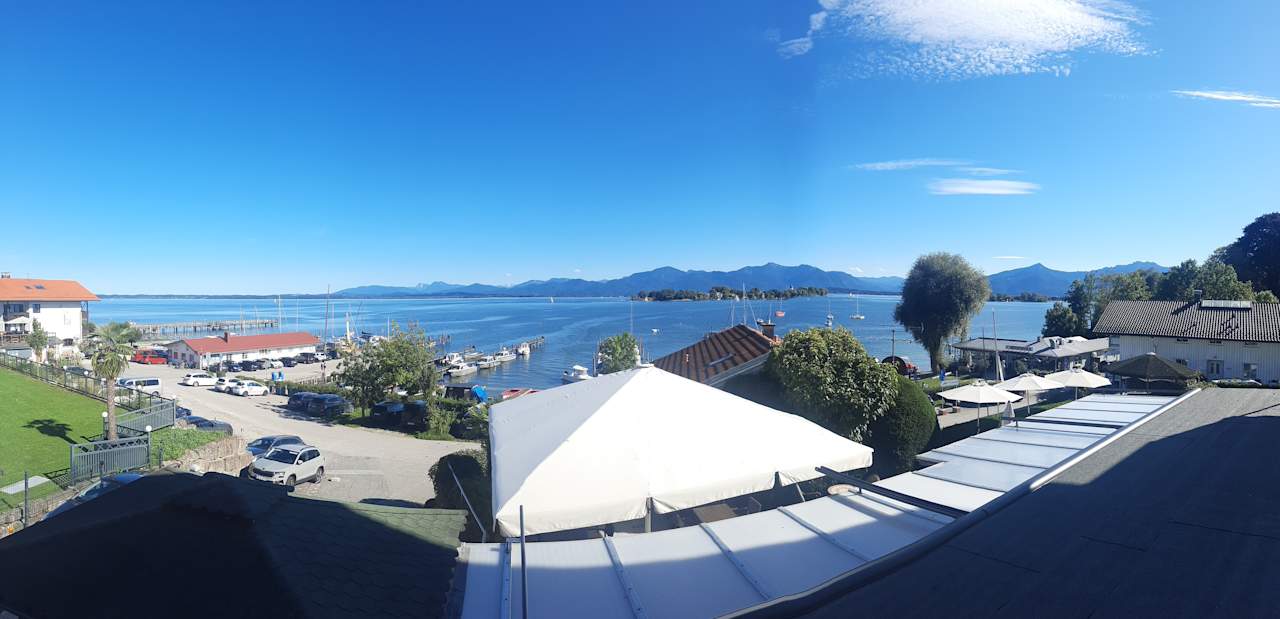 Ausblick Ferienresidenz Chiemseestern