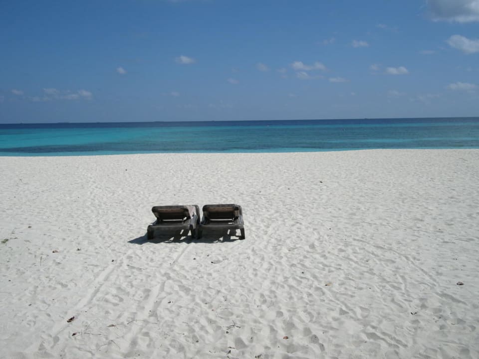 Strandbereich Strandvillen Kuredu Kuredu Island Resort & Spa