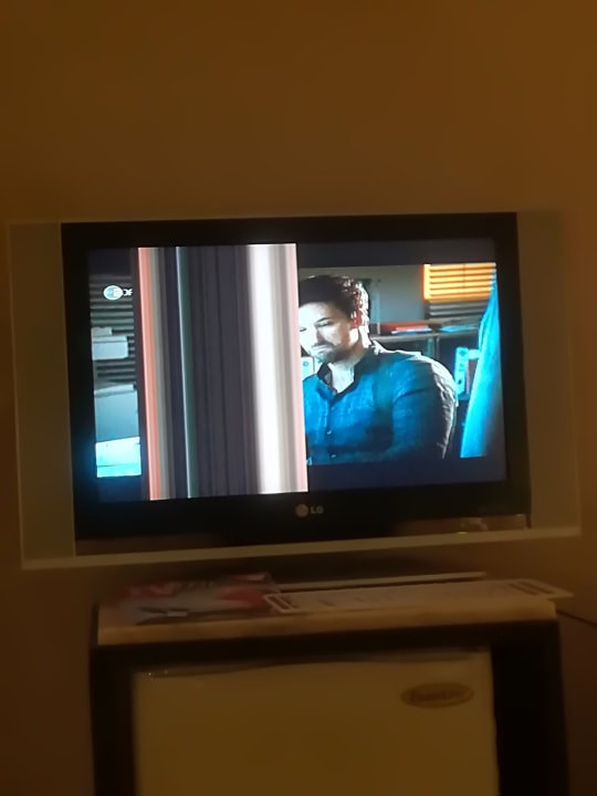 Zustand des Fernsehers in Zi.110 Quality Hotel Bavaria