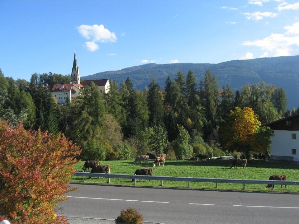 Ausblick vom Balkon Hotel Terentnerhof
