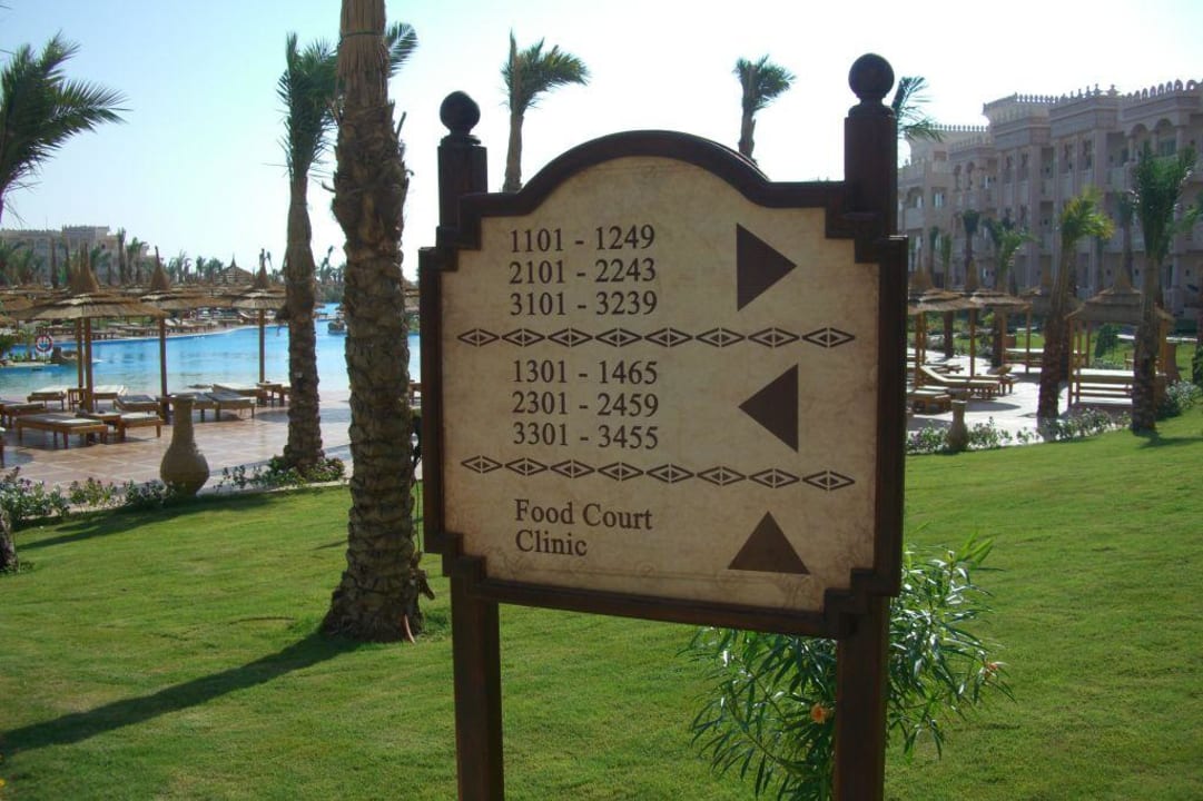 Zimmertafeln, rechter Trakt Pickalbatros Palace Resort