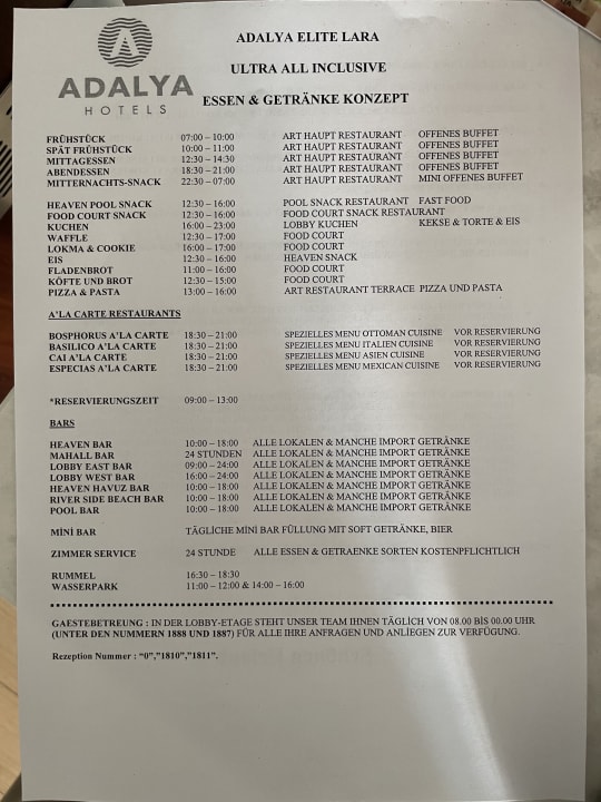 Gastro Adalya Elite Lara