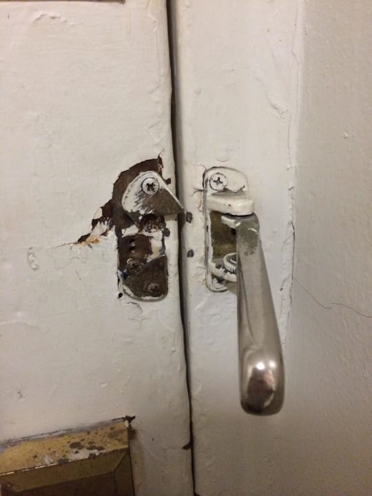Das war mal ein Schloß zum verriegeln der Tür New York's Hotel Pennsylvania