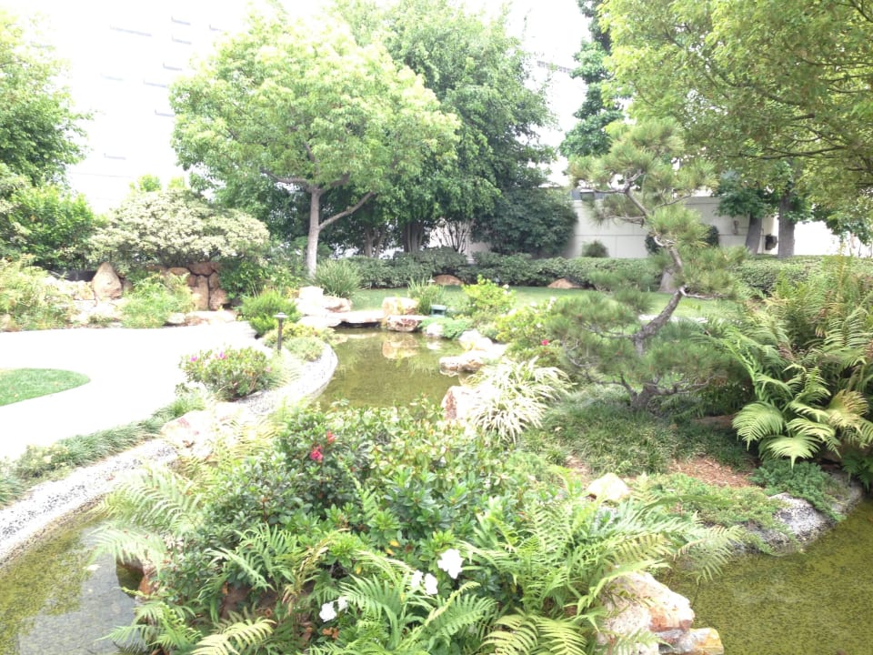 Der japanische Garten (Höhe 4.Etage) Hotel DoubleTree By Hilton Downtown Los Angeles