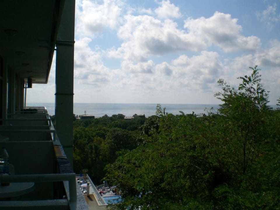 Der Balkon & Ausblick Hotel Pliska