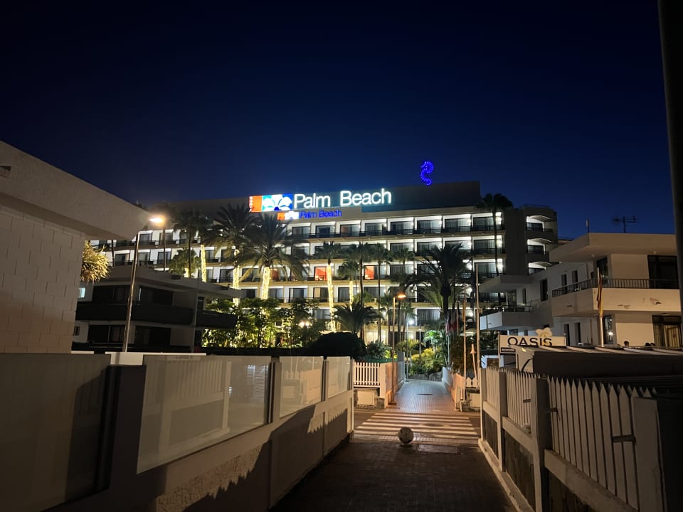 Außenansicht Seaside Hotel Palm Beach