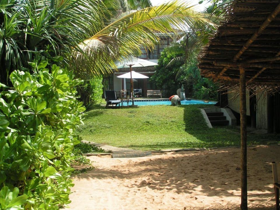 Shunyata Villa vom Strand aus Shunyata Villa