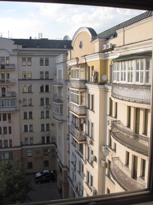 Blick aus dem Fenster Hotel Moscow Marriott Grand