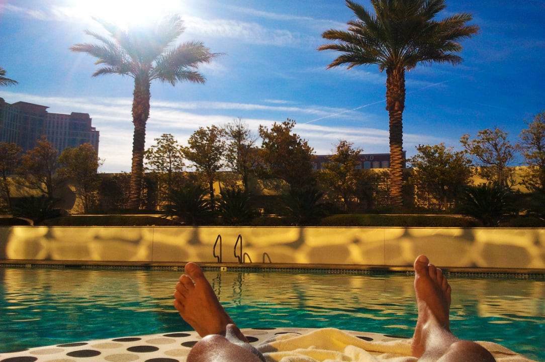 Der Pool, wirklich sehr geil und 2 Whirlpools! Trump International Hotel Las Vegas
