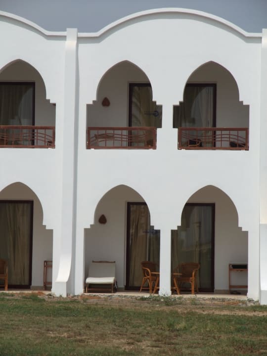 Mein Zimmer von der Rückseite Hotel Gorgonia Beach Resort