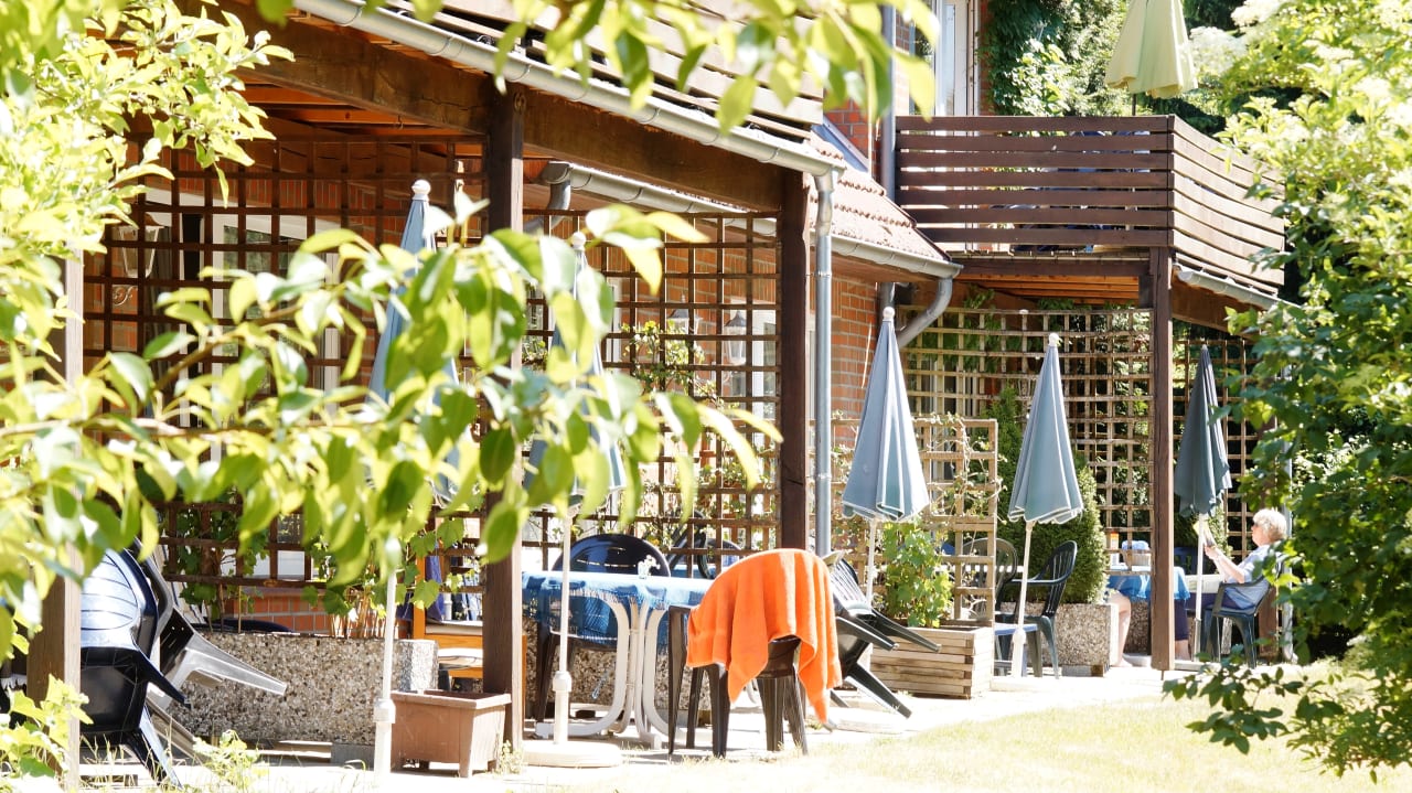 Gartenanlage Ferienpension Lindenhof