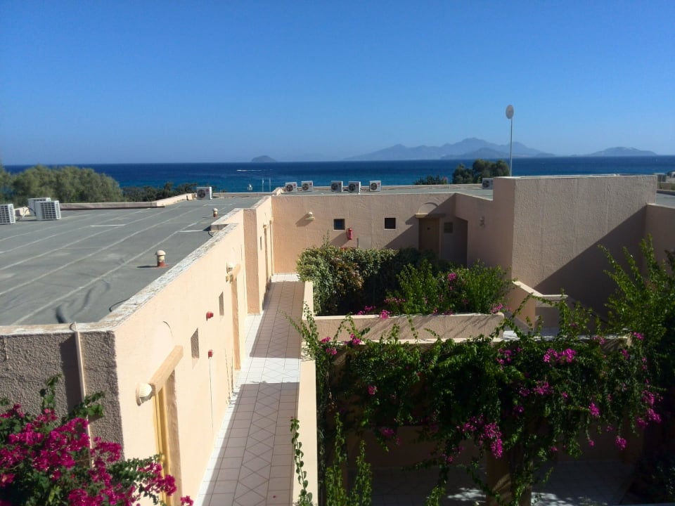 Ausblick vor unseren Zimmer Porto Bello Beach