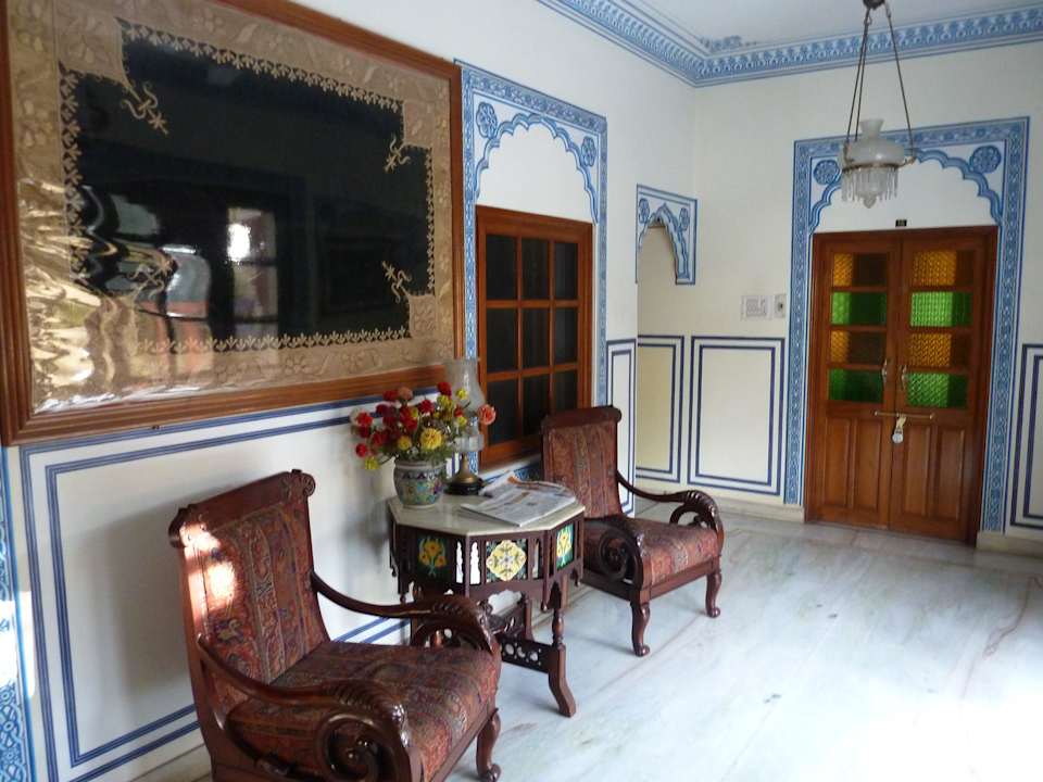 Vorraum zu den Zimmer Hotel Madhuban