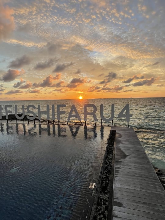 Ausblick Fushifaru Maldives