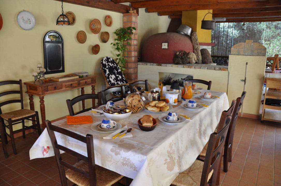 Zona pranzo B&B I Gerani
