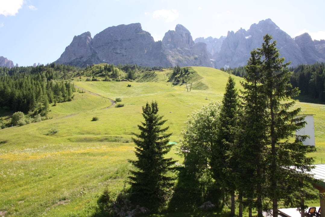 Ausblick vom Balkon Hotel Kreuzberg Monte Croce
