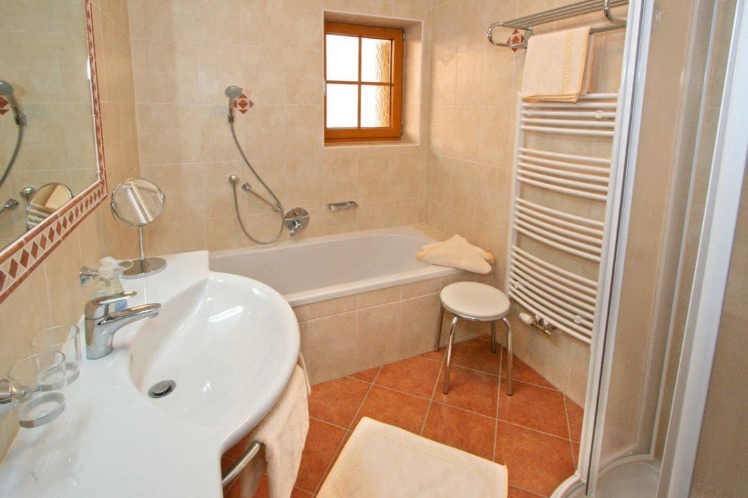 4 Stern Badezimmer im Appartement Hotel Berghof