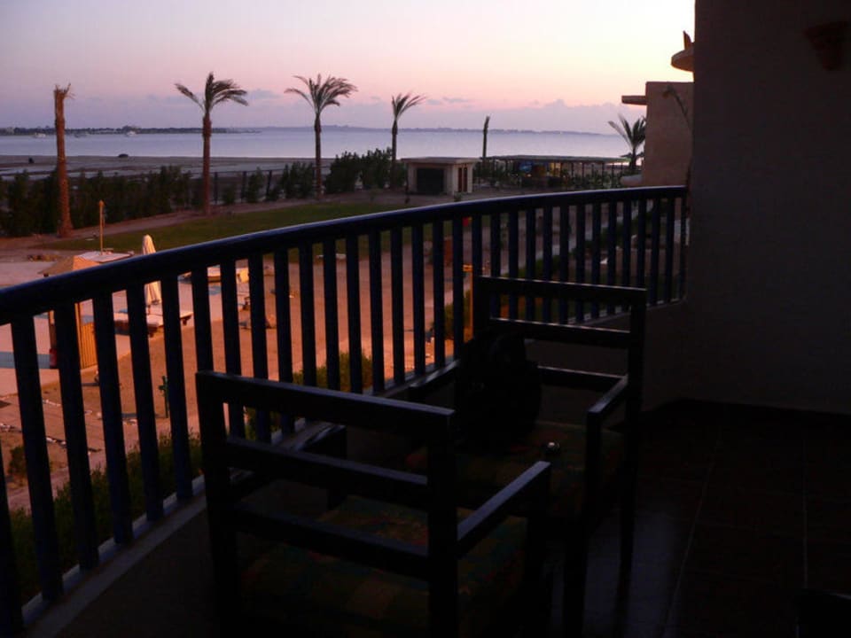 Stiller Abend vom Balkon aus Hotel Yara Beach Club