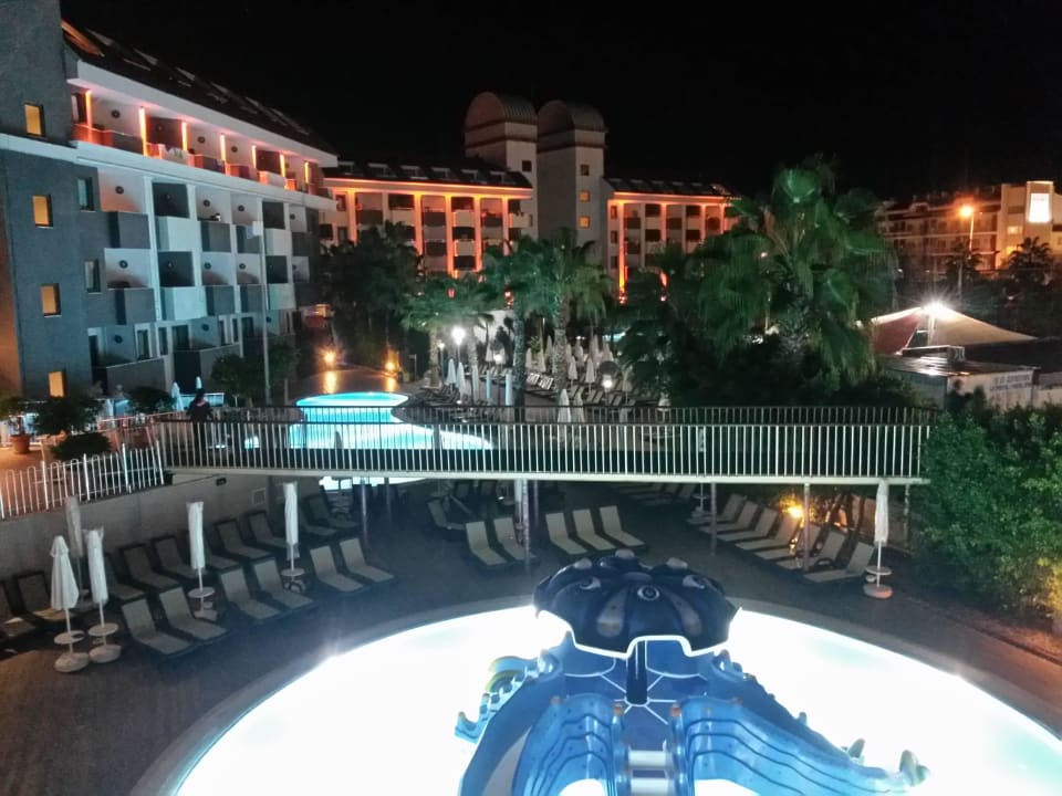 Blick vom Balkon Haus 2 Hane Family Resort