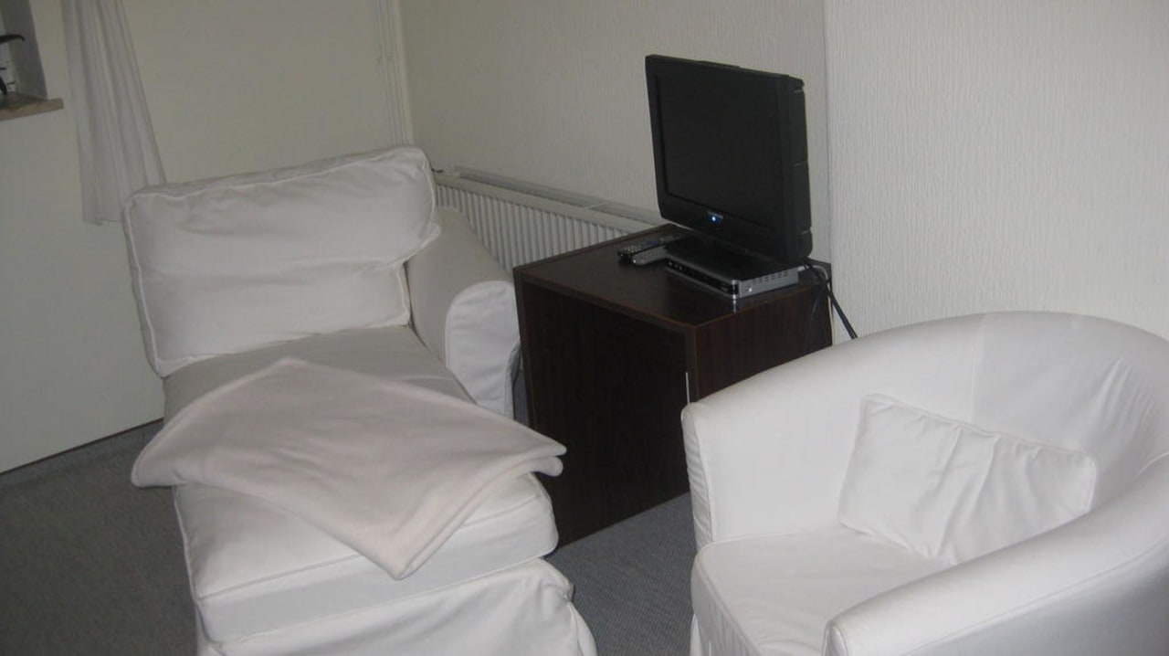 Entspannungseck im Zimmer Friedrichskooger Hof