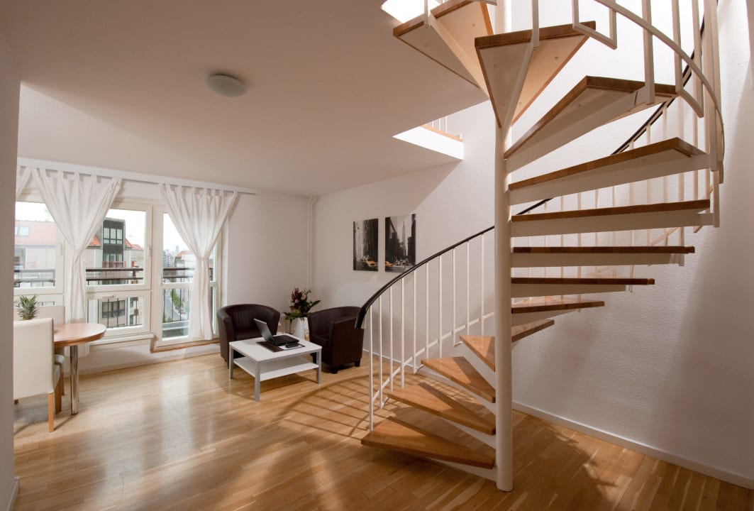 Maisonette | Wohnbereich unten Apartments am Brandenburger Tor