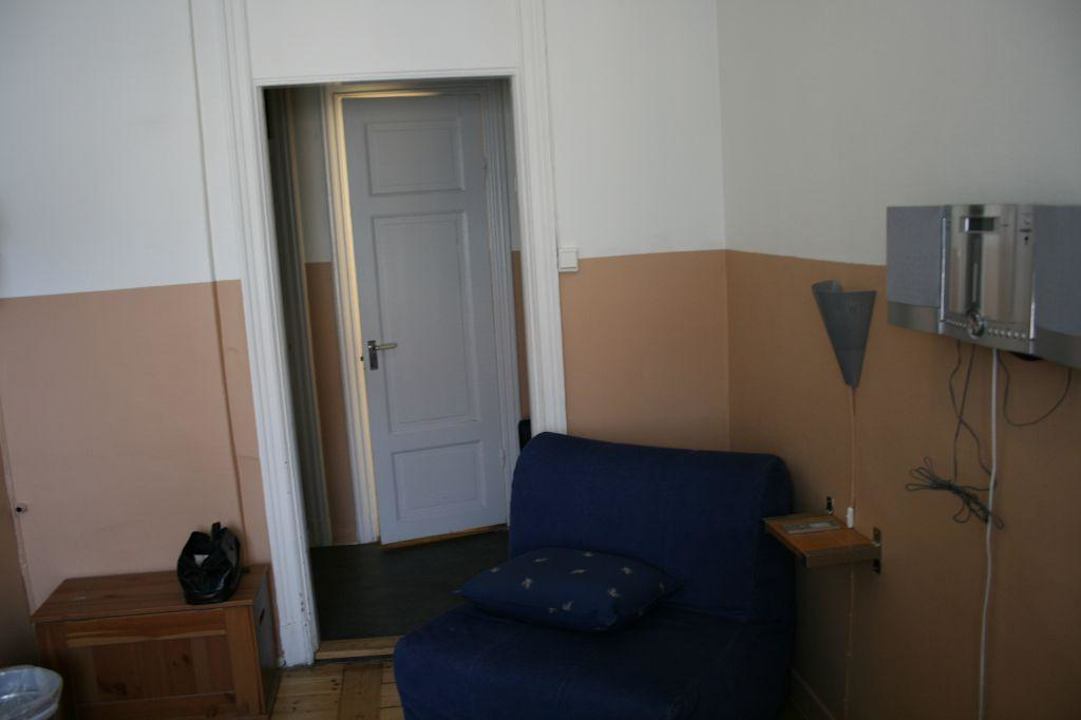 Blick vom Fenster zum Flur Hotel Colonial