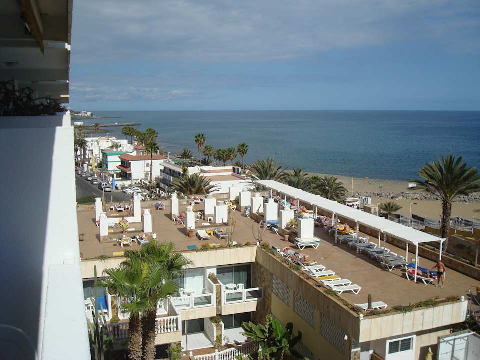 Balkonausblick 4.Stock Hotel Europalace