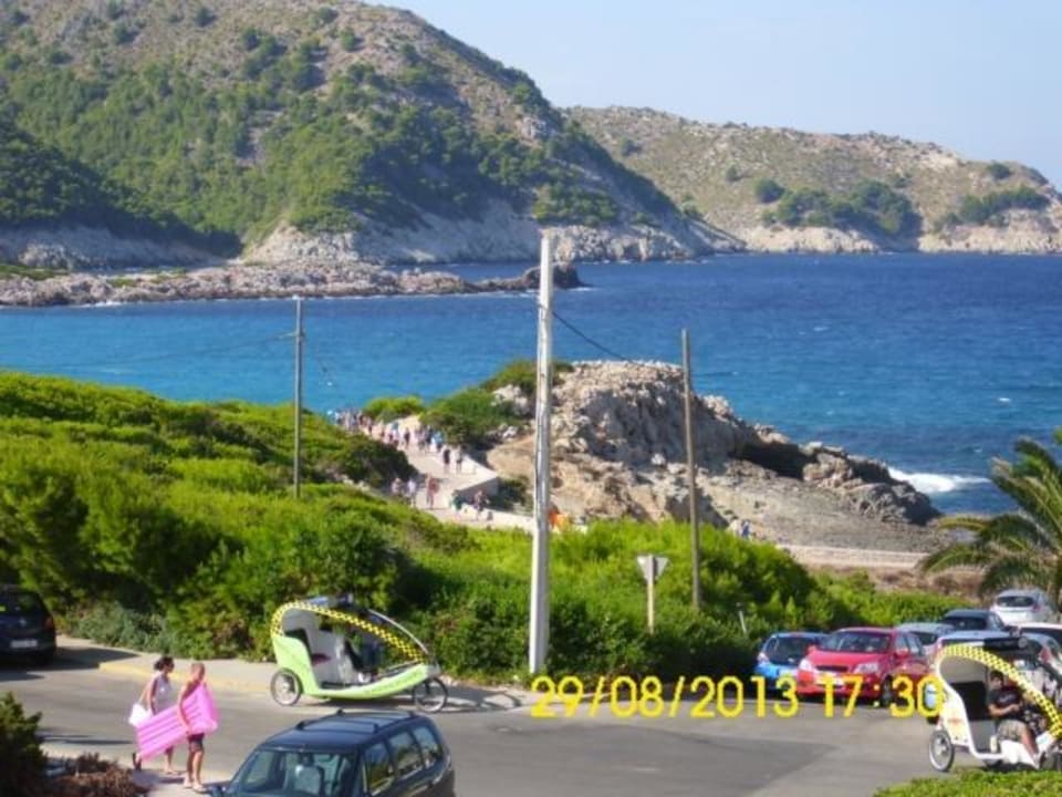 Seitlicher Merrblick vom Balkon Hotel & Spa S'Entrador Playa