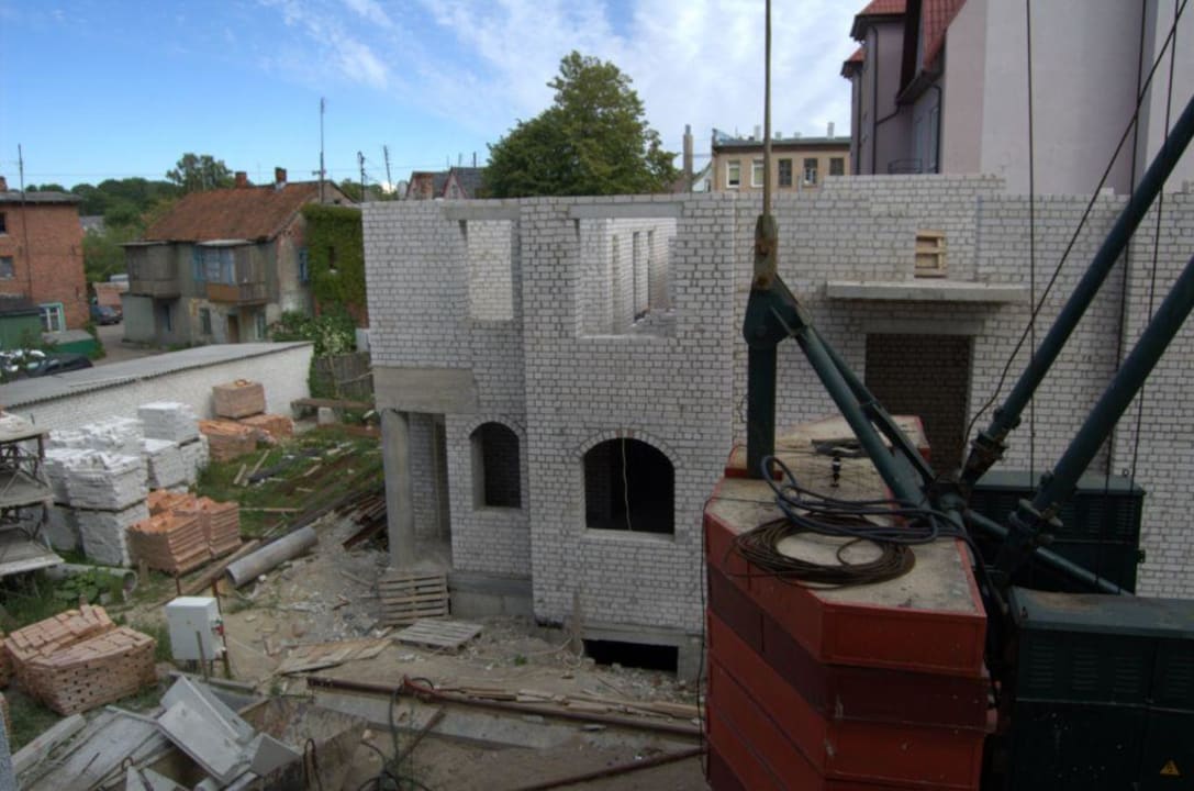 Blick aus dem Fenster Baltiyskaya Korona