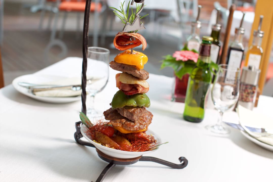 TRIGLAV meat skewer Hotel Gostilna Triglav