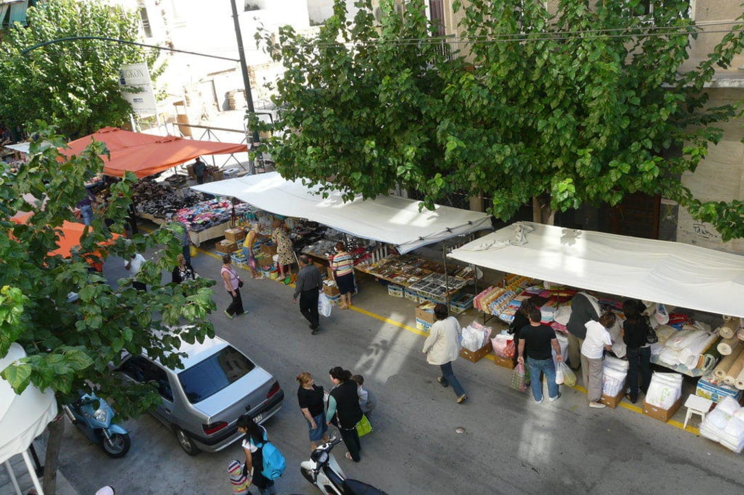 Ausblick aus dem Zimmer  Hotel Athens Lotus