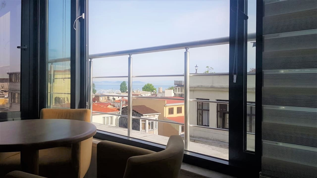 Ausblick Skalion Hotel