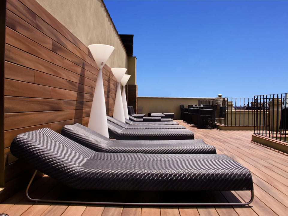 Terraza jacuzzi Hotel Catalonia Atocha