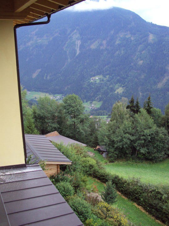 Ausblick vom Balkon Wellness Aparthotel Panorama Alpin