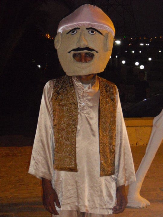 Vor dem Hotel Pickalbatros Alf Leila Wa Leila Resort - Neverland Hurghada