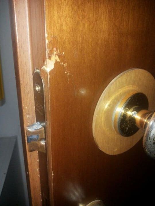 Tür zum Zimmer Hotel Kennedy