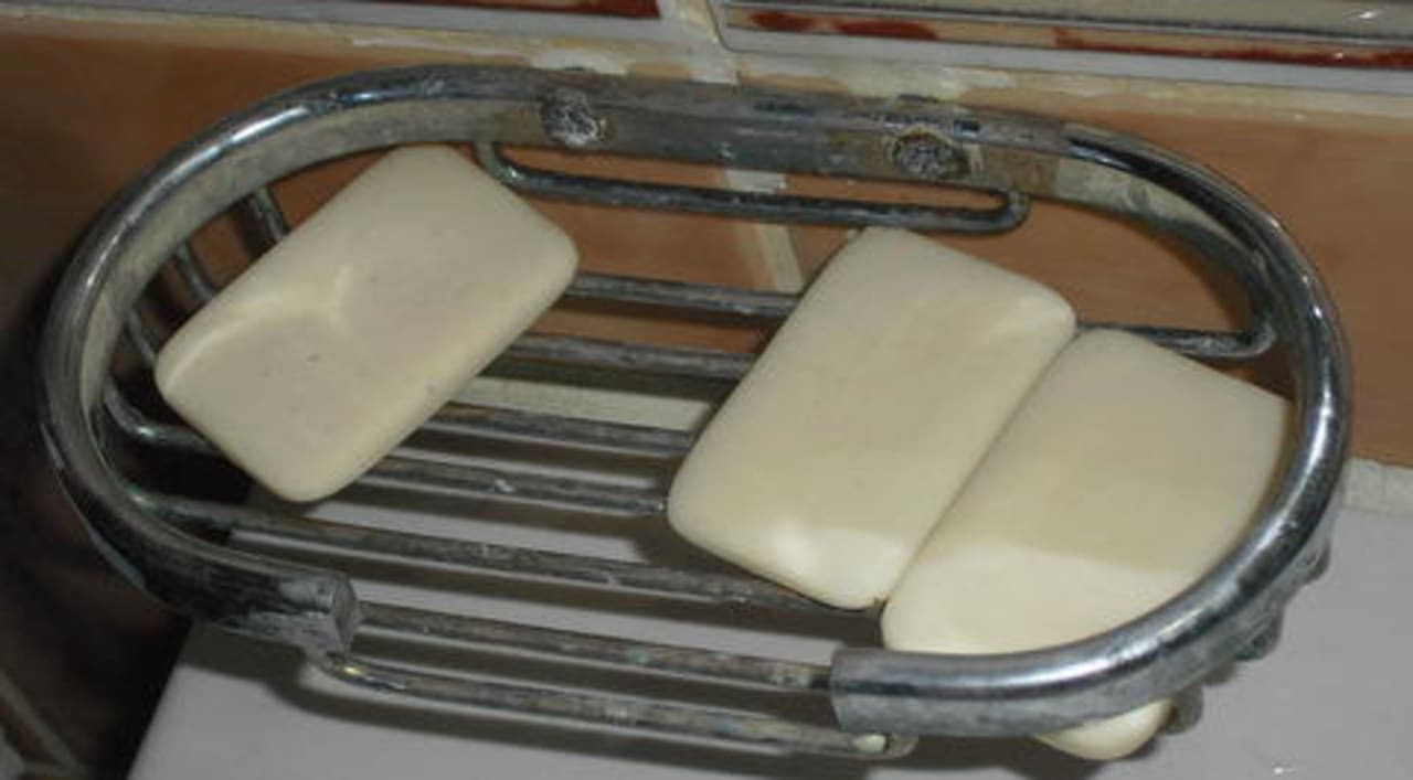 Benutzte Seife bei Ankunft  Club Turtas Beach Hotel