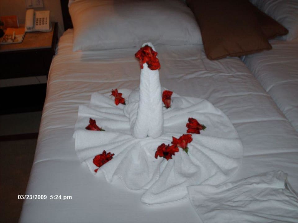 Kunstwerk des Zimmerboys Jaz Dar EL Madina