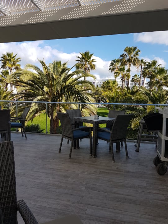 Terrasse Frühstück  Hotel Riu Gran Canaria