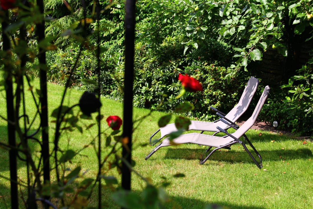 Gartenanlage Pension altes Wasserwerk