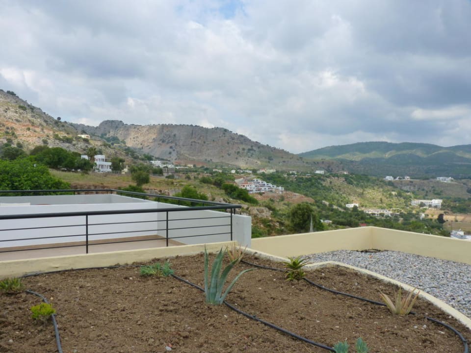 Ausblick vom Zimmer Lindos Mare, Seaside Hotel