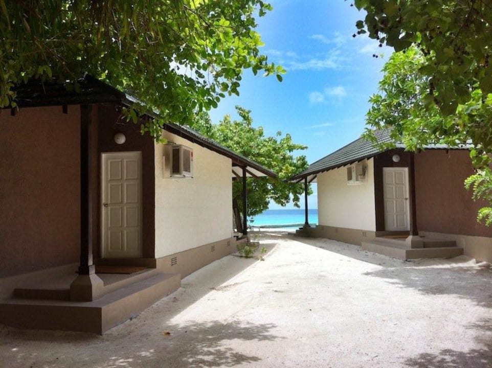Eingang Bungalow 250 und 251 Adaaran Select Meedhupparu Island Resort - Premium All Inclusive