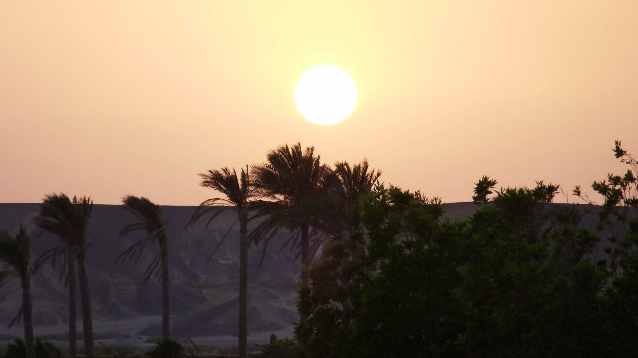 Hotel Lahami Bay Sonnenuntergang  Lahami Bay Beach Resort
