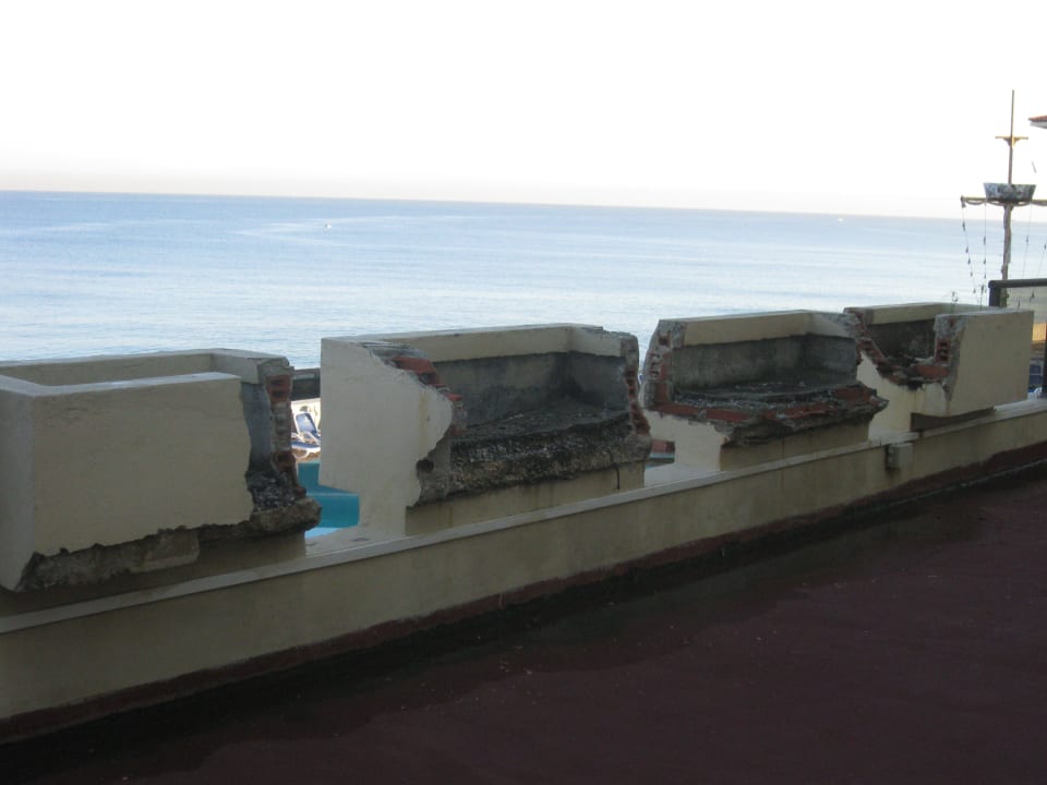 Waren wohl einmal Blumenkästen Hotel Cubanacan Copacabana