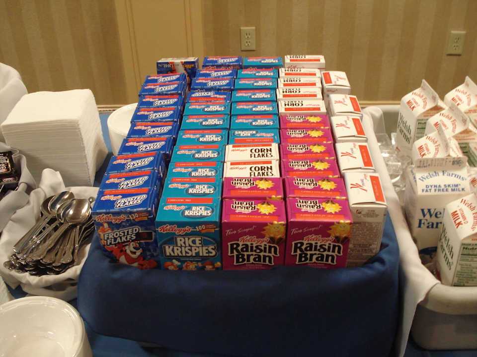 Frühstücksbuffet Hotel Wyndham Garden Newark Airport